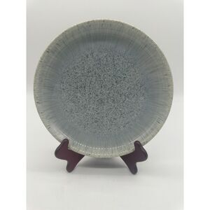 Denby Halo Speckle Coupe Salad Plate 10” Round Plate Blue